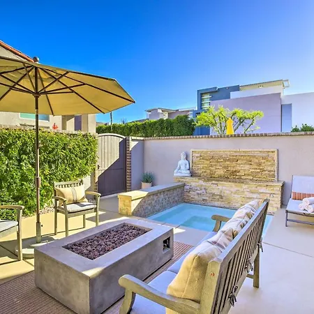 Dtwn Palm Springs Condo Bbq, Pool, Fire Pit, Etc!